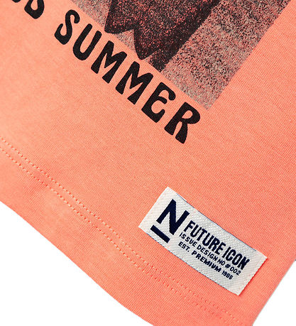 Name It T-shirt - NkmJolse - Papaya Punch