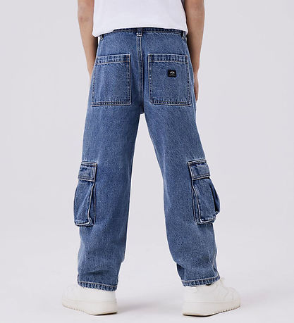 Name It Jeans - Cargo - Noos - NkmRaynn - Medium Blue Denim