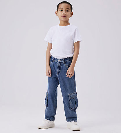 Name It Jeans - Cargo - Noos - NkmRaynn - Medium Blue Denim