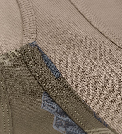 Minymo Undertrøje - 2-pak - Canteen m. Arbejdsbiler
