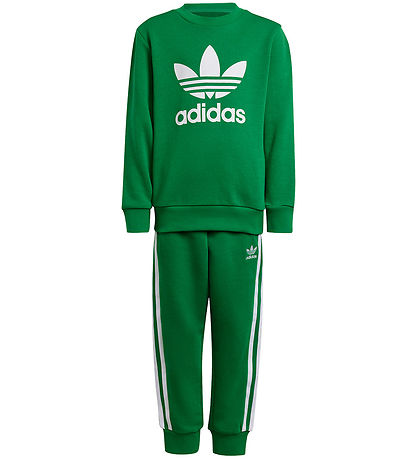 adidas Originals Sweatsæt - Trefoil Crew SE - Grøn