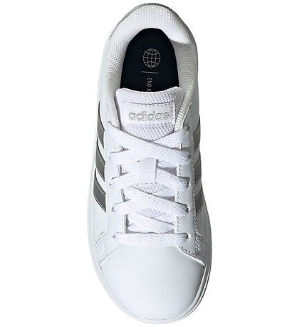adidas Performance Sko - Grand Court 2.0 K - Hvid/Silver