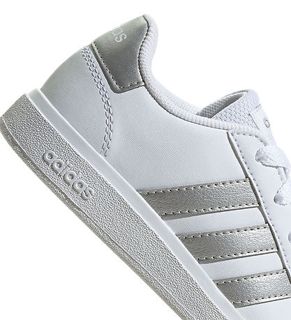 adidas Performance Sko - Grand Court 2.0 K - Hvid/Silver