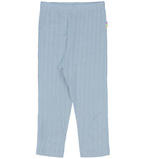 Joha Leggings - Uld/Silke - Støvet Blå