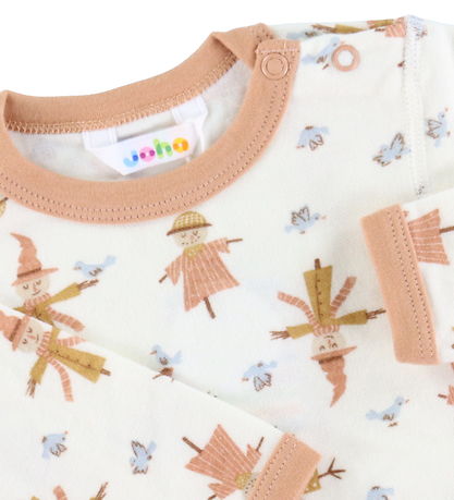 Joha Body l/æ - Uld/Bambus - Off White