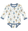 Joha Body l/æ - Uld/Bambus - Off White
