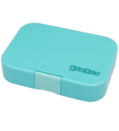Yumbox Madkasse m. 4 Rum - Bento Panino - Misty Aqua - Rainbow T