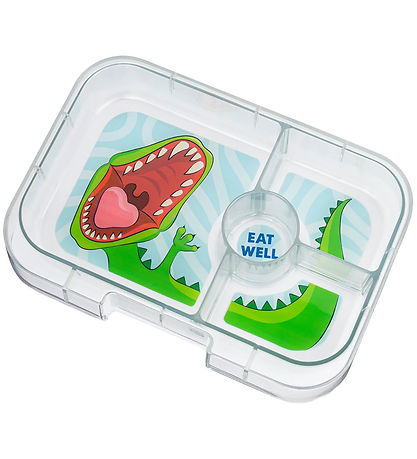 Yumbox Madkasse m. 4 Rum - Bento Panino - Surf Blue - Dino