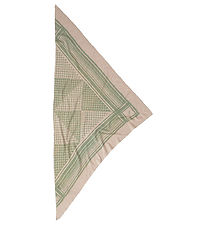 Lala Berlin Tørklæde - 162x85 - Triangle Puzzle - Dune/Sage