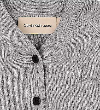 Calvin Klein Cardigan - Strik - Grey Heather