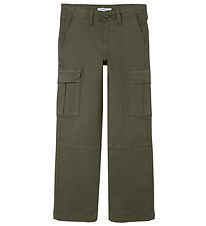 Name It Cargobukser - Noos - NkmRyan - Olive Night