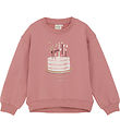 Minymo Sweatshirt - Dusty Rose m. Lagkage