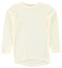 Joha Bluse - Uld - Råhvid