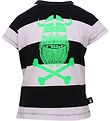Danefæ T-shirt - Danepuppy - Sort/Hvid Stribet Erik Spøgelse
