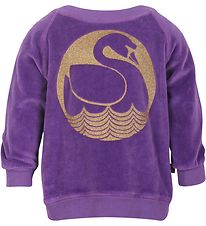 Danefæ Velour Sweatshirt - Danebjørne - Crocus Svane