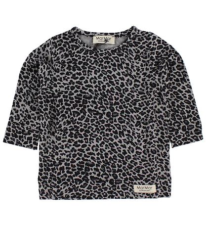 MarMar Bluse - Grå Leopardprint
