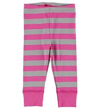 Katvig Leggings - Pink/Gråstribet