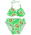 Color Kids Bikini - Vivi - Grøn m. Blomster