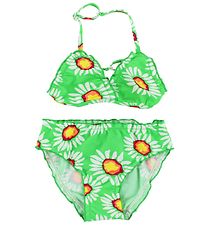 Color Kids Bikini - Vivi - Grøn m. Blomster