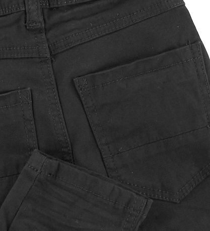 Minymo Bukser - Twill Regular - sort