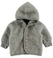 Engel Cardigan - Uld - Gråmeleret