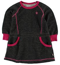Katvig Kjole - Sortmeleret m. Mørk Pink