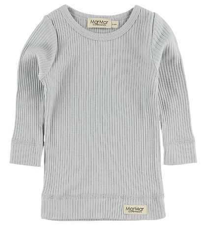 MarMar Bluse - Rib - Modal - Lyseblå