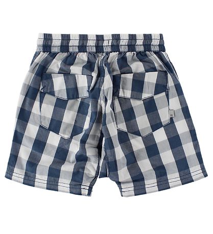 Wheat Shorts - Blå/Hvidternet