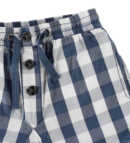 Wheat Shorts - Blå/Hvidternet