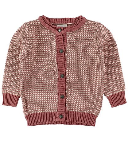 En Fant Cardigan - Strik - Rosa/Creme