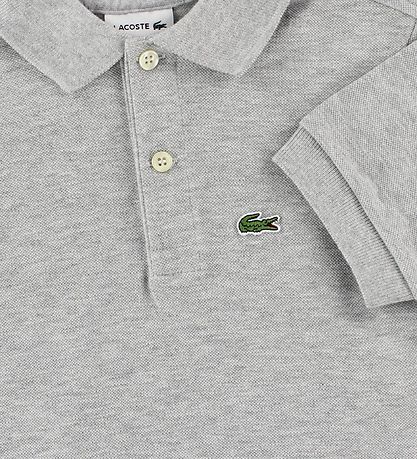 Lacoste Polo - Gråmeleret