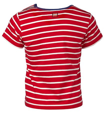 LEGO® Duplo T-shirt - Rød/Hvidstribet m. Hjerte