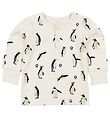 Katvig Bluse - Creme m. Pingviner