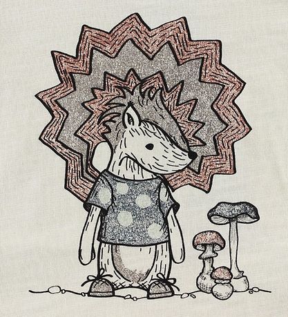 En Fant Bluse - Creme m. Stinkdyr