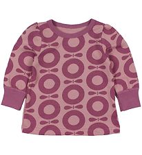 Katvig Classics Bluse - Rosa m. Lilla Æbler