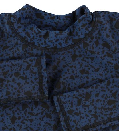 Soft Gallery Badebluse - UV50+ - Astin - Navy m. Prikker