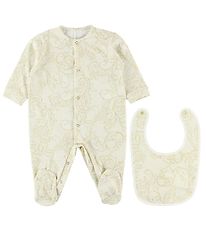 Young Versace Heldragt m. Savlesmæk - Beige m. Print