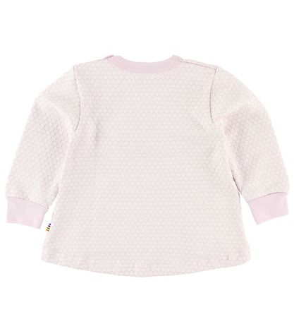 Joha Bluse - Strik - Rosa/Creme m. Mønster