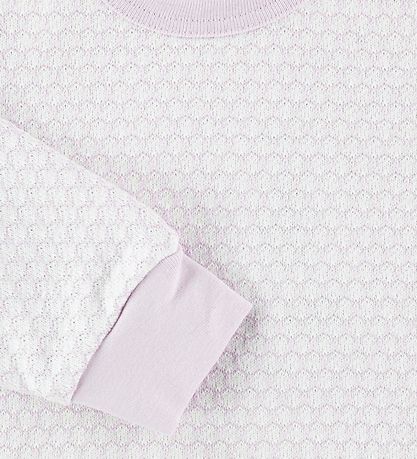 Joha Bluse - Strik - Rosa/Creme m. Mønster