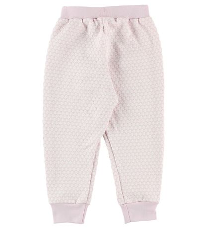 Joha Bukser - Strik - Rosa/Creme m. Mønster