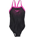 Speedo Badedragt - UV50+ - Sort m. Pink