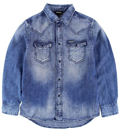 Diesel Skjorte - Citros Camica - Blå Denim