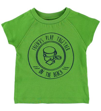 Color Kids Shortssæt - Naung - Grøn/Blå m. Fisk