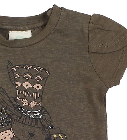 En Fant T-shirt - Gate - Mørk Grå m. Print