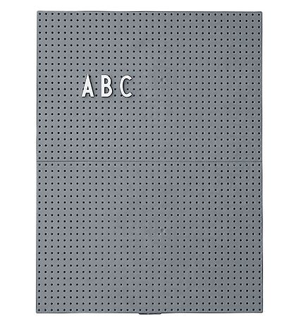Design Letters Tavle - A4 - Mørk Grå