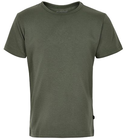 Minymo T-shirt - 2-pak - Koksgrå/Army