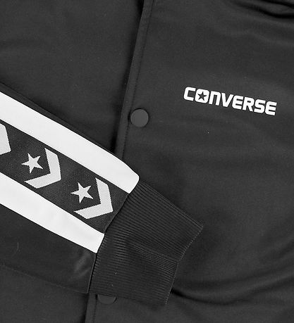 Converse Cardigan - Sort/Hvid