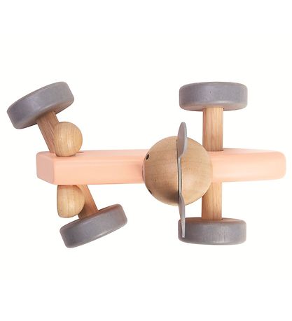 PlanToys Racerbil - 17 cm - Træ - Kanin
