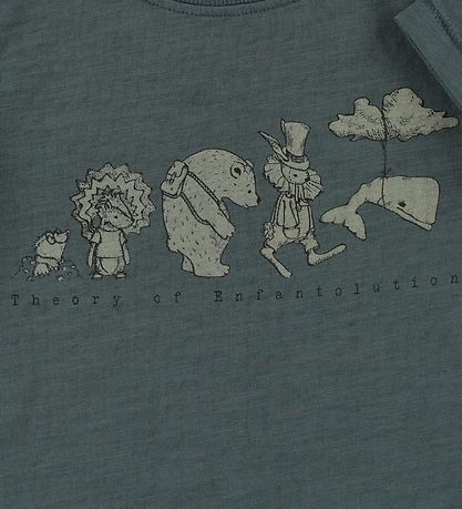 En Fant T-shirt - Gate - Mørk Petroleum m. Dyr