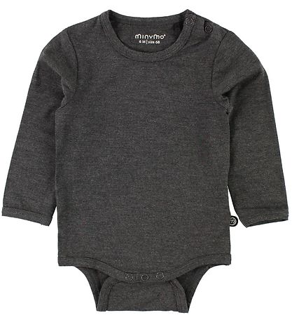 Minymo Body l/æ - Bambus - Koksgrå